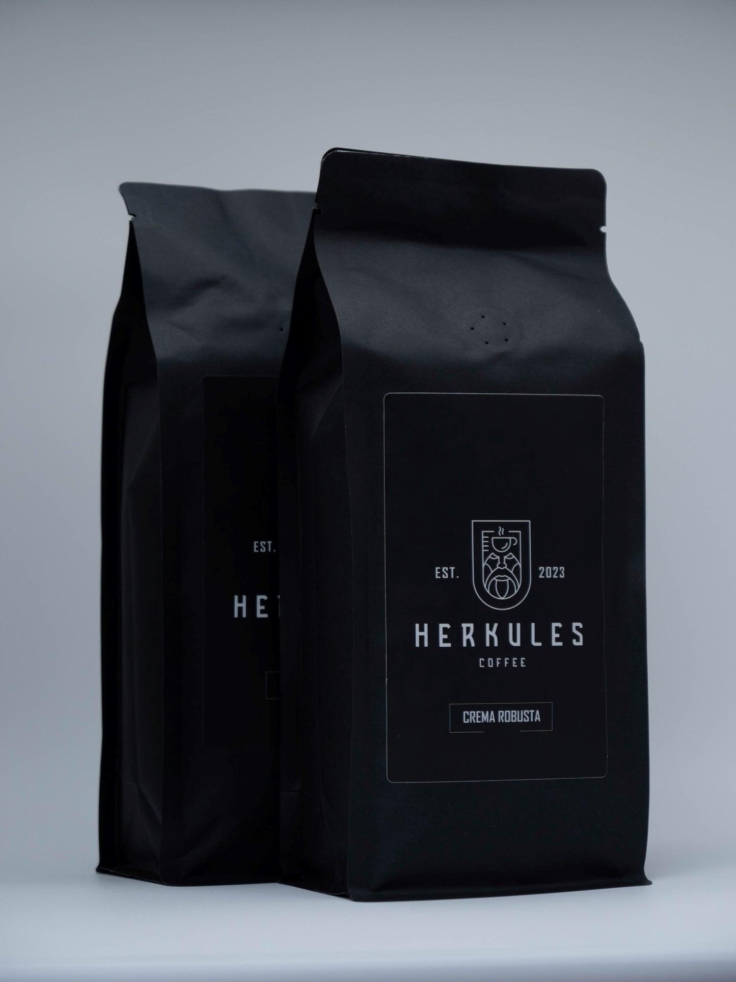 Robusta Kaffee aus Kassel: Ein Verpackungs-Set von Herkules Coffee Robusta