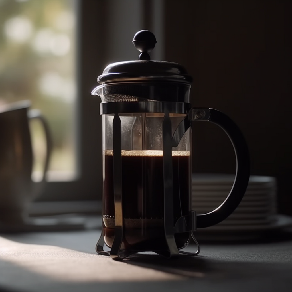Ein klassischer Kaffeekocher auf einer Küchenzeile in Kassel